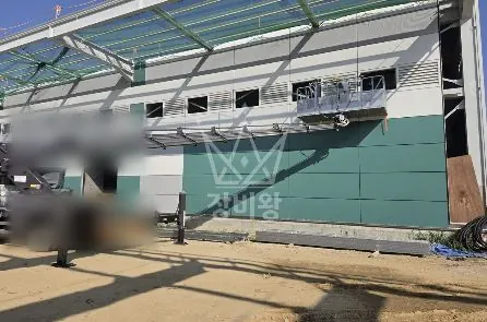 충북 청주시 스카이차 유리작업 일대