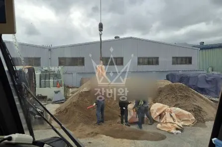대구 달성군 5톤 카고크레인 태양광 자재양중 반나절