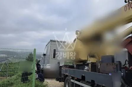 강원 홍천군 5톤 카고크레인 마이크로파일 일대