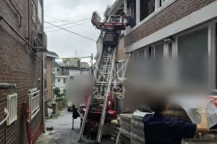 서울 용산구 1톤 사다리차 자재 올림 1시간