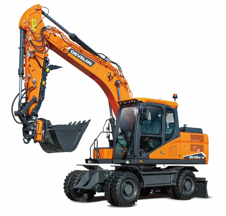 06 포크레인 HD건설기계(DEVELON) DX150W-7K 장비 사진